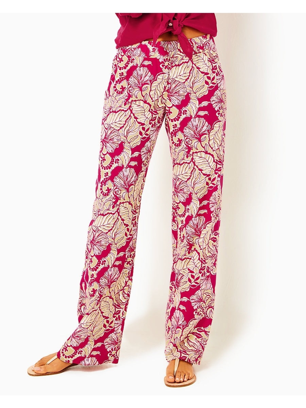 Lilly Pulitzer
BAL HARBOUR PALAZZO, POINSETTIA RED ISLAND VIBES